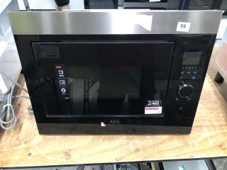 AEG BUILT-IN MICROWAVE MODEL: MBE2658SEM