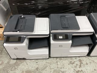 2 X HP PAGE WIDE PRO MFP 477DW PRINTERS (1 X SMASHED GLASS)