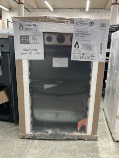 INDESIT DOUBLE OVEN MODEL: ID67G0MCX (SMASHED GLASS)