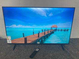 HISENSE 43" TV MODEL: 43E7KQTUK (WITH REMOTE, WITH STAND, NO BOX)