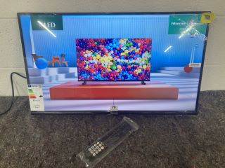 HISENSE 32" TV MODEL: 32A5KQTUK (WITH REMOTE, NO STAND, NO BOX)