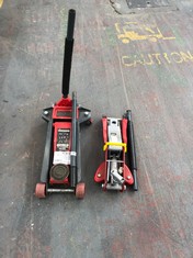 MASTER PRO 3TON TWIN PISTOL WORKSHOP TROLLEY JACK TO INCLUDE 2 TON TROLLEY JACK