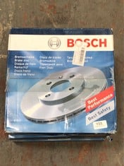 4 X ASSORTED BOSCH BRAKE DISCS TO INCLUDE 104 58 0837 FRONT DISC FIAT