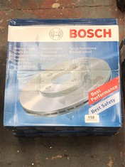 4 X ASSORTED BOSCH BRAKE DISCS TO INCLUDE 104 58 0837 FRONT DISC FIAT