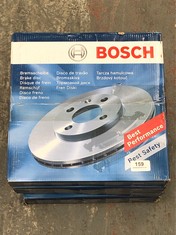 4 X ASSORTED BOSCH BRAKE DISCS TO INCLUDE 104 58 0837 FRONT DISC FIAT