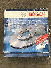 BOSCH BRAKE DISC LAND ROVER 104 75 0037 TO INCLUDE BOSCH FRONT DISC SUZUKI 104 81 1607