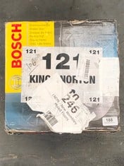 BOSCH FRONT BRAKE DISC 104 70 0197 TO INCLUDE BOSCH BRAKE DISC 104 22 1367