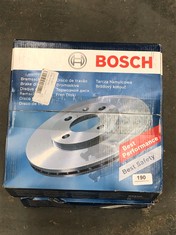 BOSCH REAR BRAKE DISC 104 58 0827 TO INCLUDE BOSCH FRONT BRAKE DISC 104 73 5337