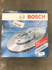 BOSCH FRONT BRAKE DISC 104 73 5337 TO INCLUDE BOSCH REAR BRAKE DISC 104 85 0827