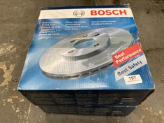 2 X BOSCH REAR BRAKE DISC 104 85 0827