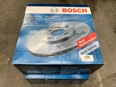 BOSCH FRONT BRAKE DISC SUZUKI 104 81 0107 TO INCLUDE BOSCH FRONT BRAKE DISC SUZUKI 104 81 1607