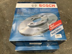 2 X BOSCH REAR BRAKE DISC 104 85 0827