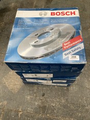 4 X ASSORTED BOSCH BRAKE DISCS TO INCLUDE REAR BRAKE DISC 104 59 2337