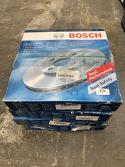 3 X ASSORTED BOSCH BRAKE DISCS TO INCLUDE FRONT BREAK DISC 104 22 1317