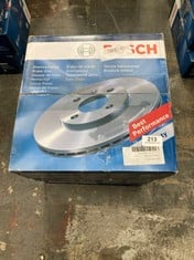 3 X ASSORTED BOSCH BRAKE DISCS TO INCLUDE REAR BRAKE DISC 104 59 0767