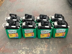 8 X ROUND UP READY TO USE TOTAL WEEDKILLER 5L (COLLECTION ONLY)