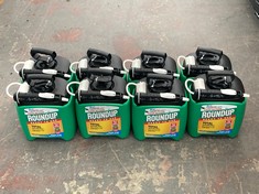 8 X ROUND UP READY TO USE TOTAL WEEDKILLER 5L (COLLECTION ONLY)