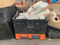 PALLET OF ASSORTED ITEMS TO INCLUDE LASCOOTA SCOOTER LIGHT BLUE