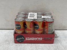 PALLET OF REMEDY KOMBUCHA ENERGY DRINKS 12X250ML BBE-30/08/24 (COLLECTION ONLY)