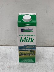 CAGE OF LAKELAND SEMI-SKIMMED MILK 1L - BBE: 12/2024 (COLLECTION ONLY)