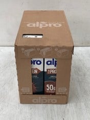 CAGE OF ASSORTED LIQUIDS TO INCLUDE ALPRO CHOCOLATE FLAVOUR SOYA DRINK 8 X 1L - BBE: 05/2024 (COLLECTION ONLY)