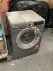 HOOVER H-WASH 300 PLUS FREESTANDING WASHING MACHINE IN GREY - MODEL NO. H3WS610TAMCGE-80 - RRP £299 (MISSING DIAL)