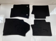 QTY OF ASSORTED CAR FLOOR MATS TO INCLUDE BLACK CAR MAT FOR TOYOTA HI-LUX 2020>