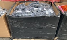 PALLET OF ASSORTED CLOTHES TO INCLUDE ESSENTIALS MENS FLEECE IN BLACK SIZE XL