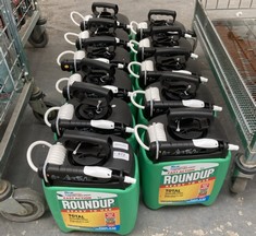 APPROX 11 X ROUNDUP TOTAL WEED KILLER PUMP AND GO PRESSURE SPRAYER (COLLECTION ONLY)