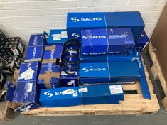 PALLET OF ASSORTED CAR ITEMS TO INCLUDE SACHS SHOCK ABSORBER FOR MERCEDES E - ITEM NO. 635220990