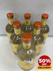 6 X BOTTLES OF LYRES WHITE CANE NON ALCOHOLIC SPIRIT 700ML BBE: OCT 25