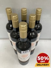 6 X BOTTLES OF SOL DE CHILE ESTATE BOTTLED RESERVA 2020 MERLOT DRY RED WINE 75CL