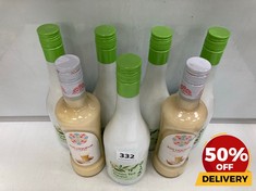 7 X BOTTLES OF ASSORTED LIQUEUR TO INCLUDE KULJANKA EGG LIQUEUR 15% VOL