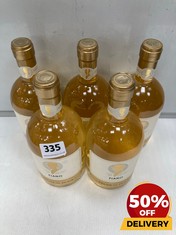 5 X BOTTLES OF FEUDI DEL DUCA FIANO PUGLIA ITALY 2022 WHITE WINE 13% 75CL