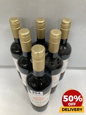 6 X BOTTLES OF SOL DE CHILE ESTATE BOTTLED RESERVA 2020 MERLOT DRY RED WINE 75CL