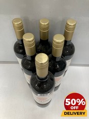 6 X BOTTLES OF SOL DE CHILE ESTATE BOTTLED RESERVA 2020 MERLOT DRY RED WINE 75CL