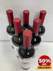 6 X BOTTLES OF ANDEAN VINEYARDS 2022 MALBEC DRY RED WINE 75CL