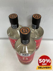 3 X BOTTLES OF ANNO PASSIONFRUIT AND VANILLA GIN 70CL