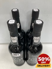 4 X BOTTLES OF ARMILAR 10 YEARS OLD TAWNY PORT 75CL