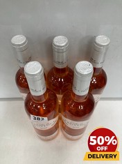 5 X BOTTLES OF COTES DE PROVENCE 2022 ROSE WINE 75CL