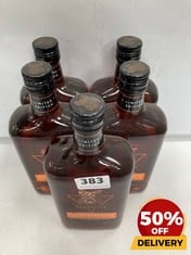 5 X BOTTLES OF JAGDSTOLZ GOOD SHOT LIMITED EDITION HERBAL LIQUEUR 70CL