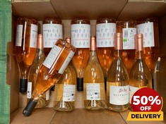 12 X BOTTLES OF ASSORTED ROSE WINE TO INCLUDE VIN D'ESPAGNE GRENACHE 2022 DRY ROSE WINE 75CL