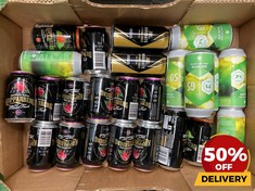 24 X CANS OF ALCOHOL TO INCLUDE KOPPARBERG MIXED FRUITS 330ML