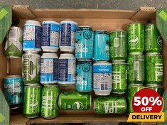 24 X CANS OF ASSORTED IPA'S / ALES TO INCLUDE BREWDOG DEAD PONY CLUB SESSION IPA 330ML