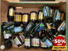 24 X BOTTLES OF ASSORTED BEERS TO INCLUDE PIRAAT TRIPLE HOP STRONG BELGIAN BEER WITH REFERMENTATION 330ML