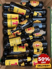 24 X ASSORTED BOTTLES OF TENNENTS TO INCLUDE TENNENTS LAGER 500ML