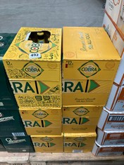 6 X BOXES OF 12 330ML COBRA WORLD BEER BBE: OCT 23