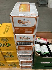 6 X PACKS OF 15 440ML CARLSBERG PREMIUM EXPORT PILSNER BBE: 10/24