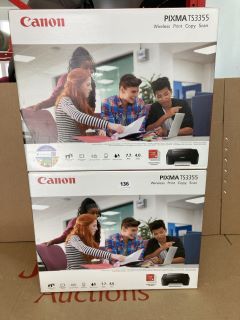 2 X CANNON PRINTER PIXMA TS3355