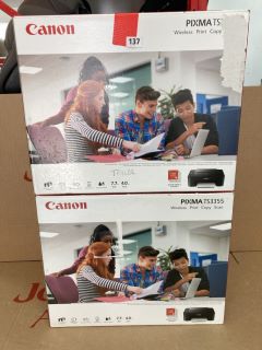 2 X CANNON PRINTER PIXMA TS3355